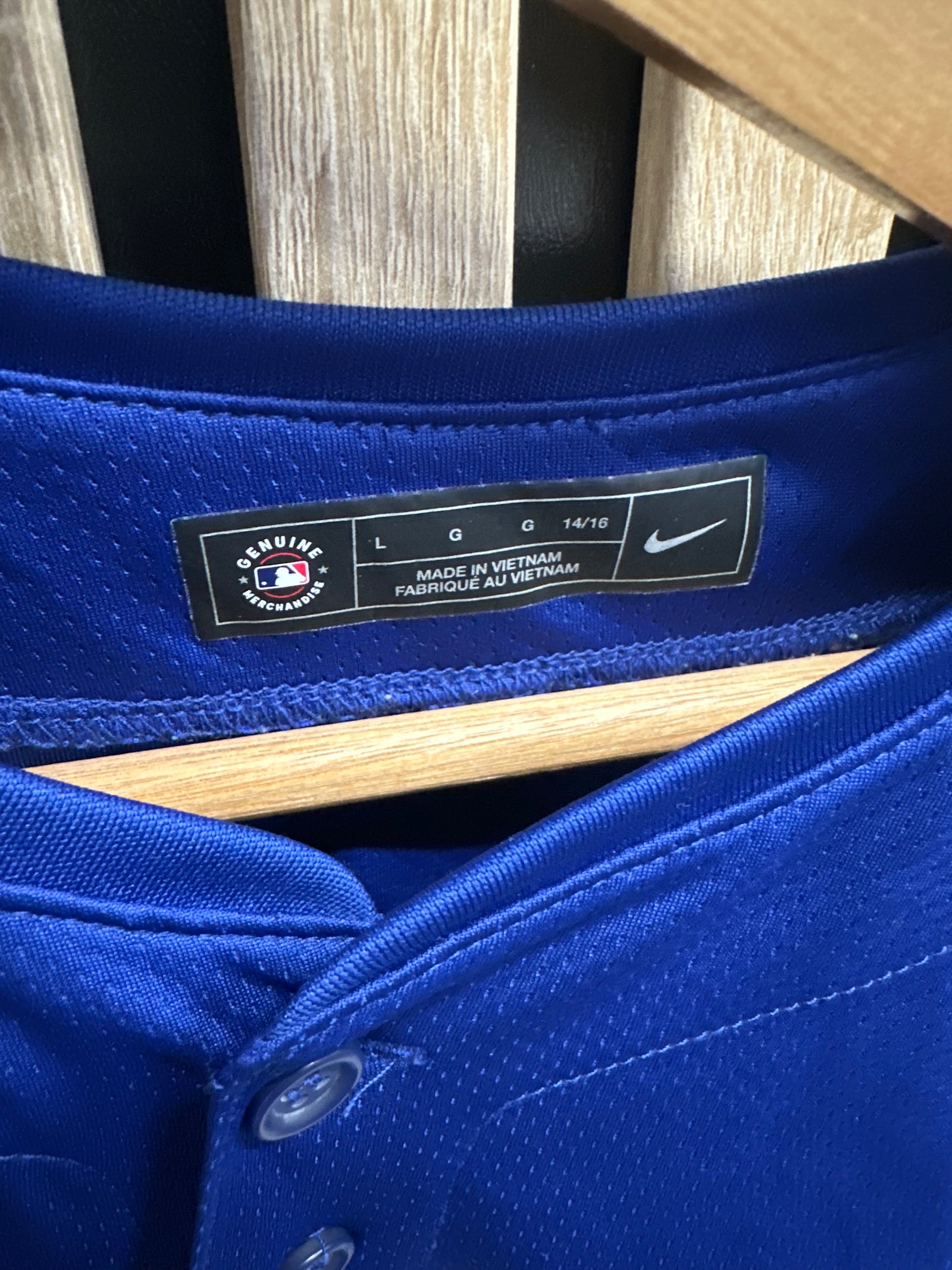Nike Los Angeles Dodgers n°5 bleu - L enfant 14/16 ans - étiquette de taille