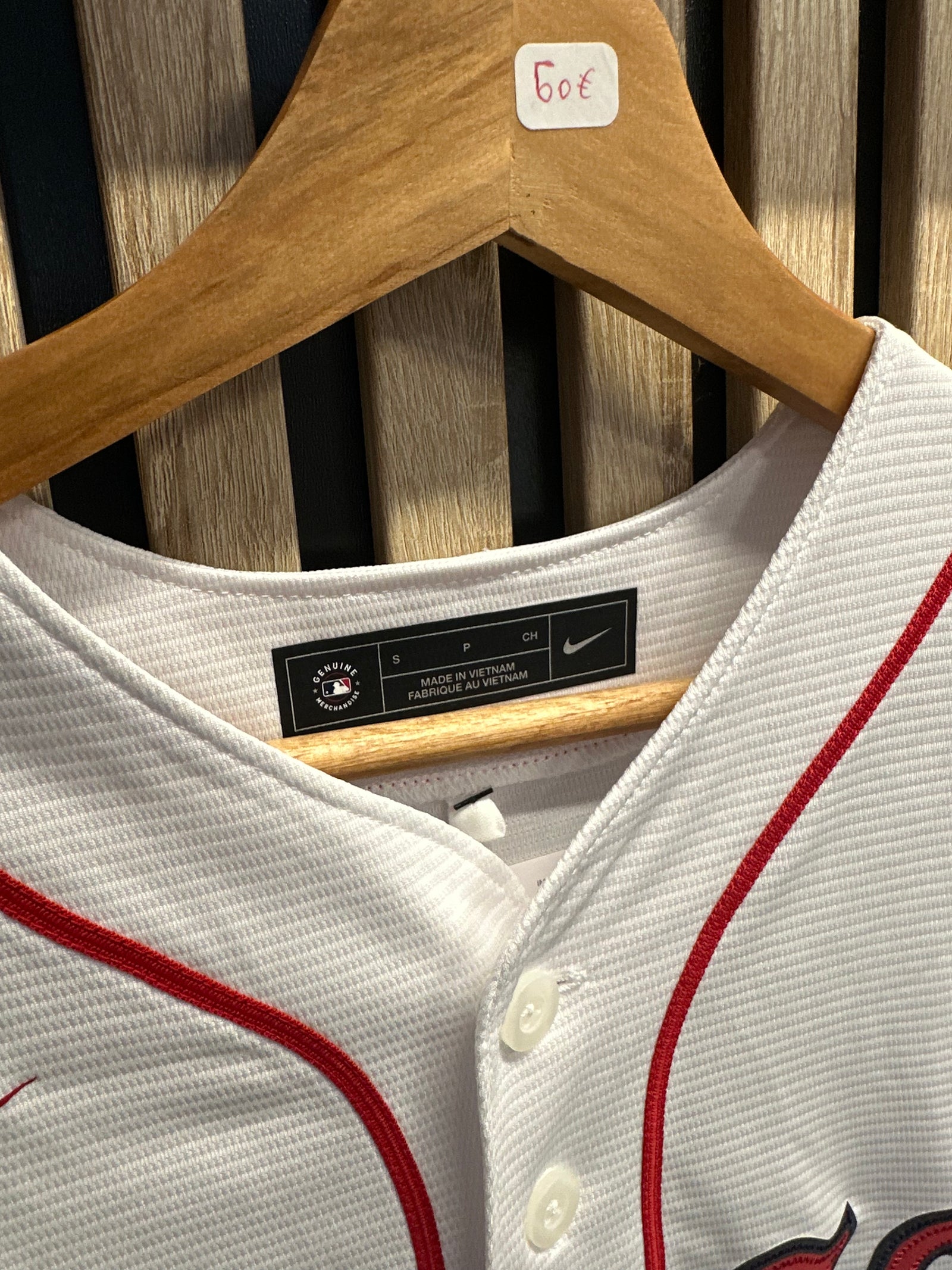 Nike Boston Red Sox maillot de baseball blanc - S - étiquette de taille