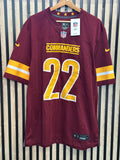 Nike Washington Commanders Croskey-Merritt n°22 bordeaux - L - vue avant