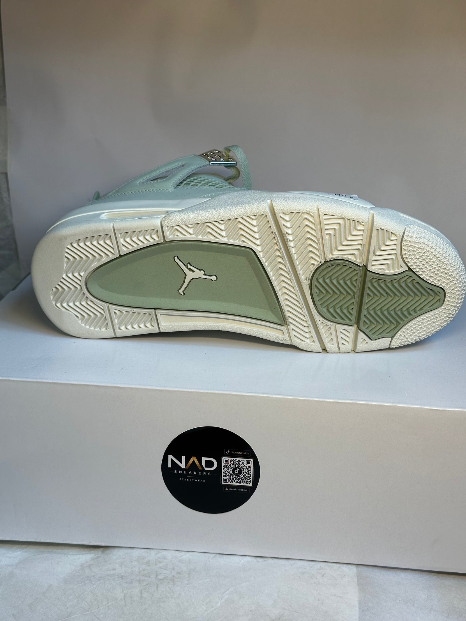 Air Jordan 4 Seafoam Sail - vue 2