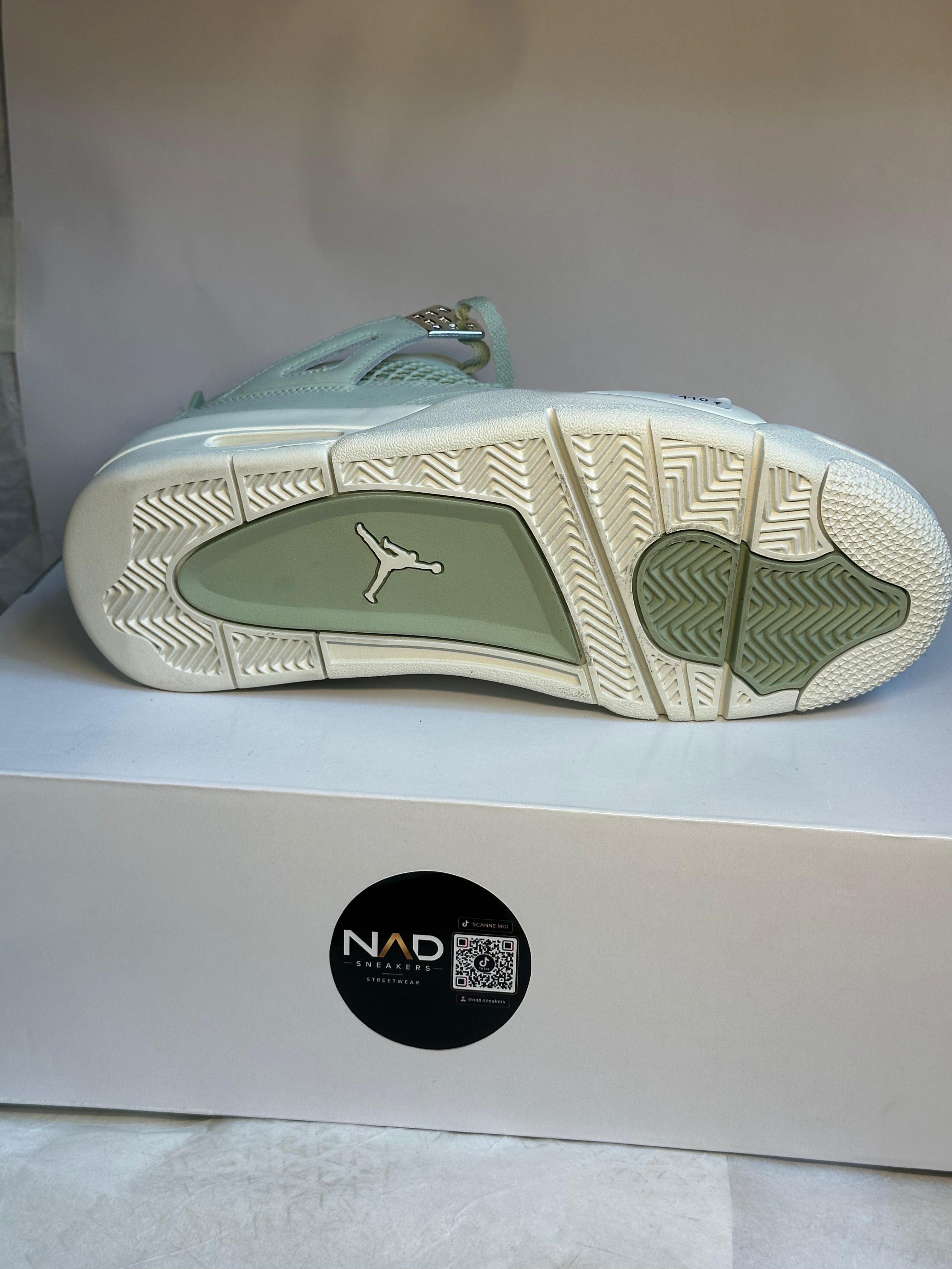 Air Jordan 4 Seafoam Sail - vue 2