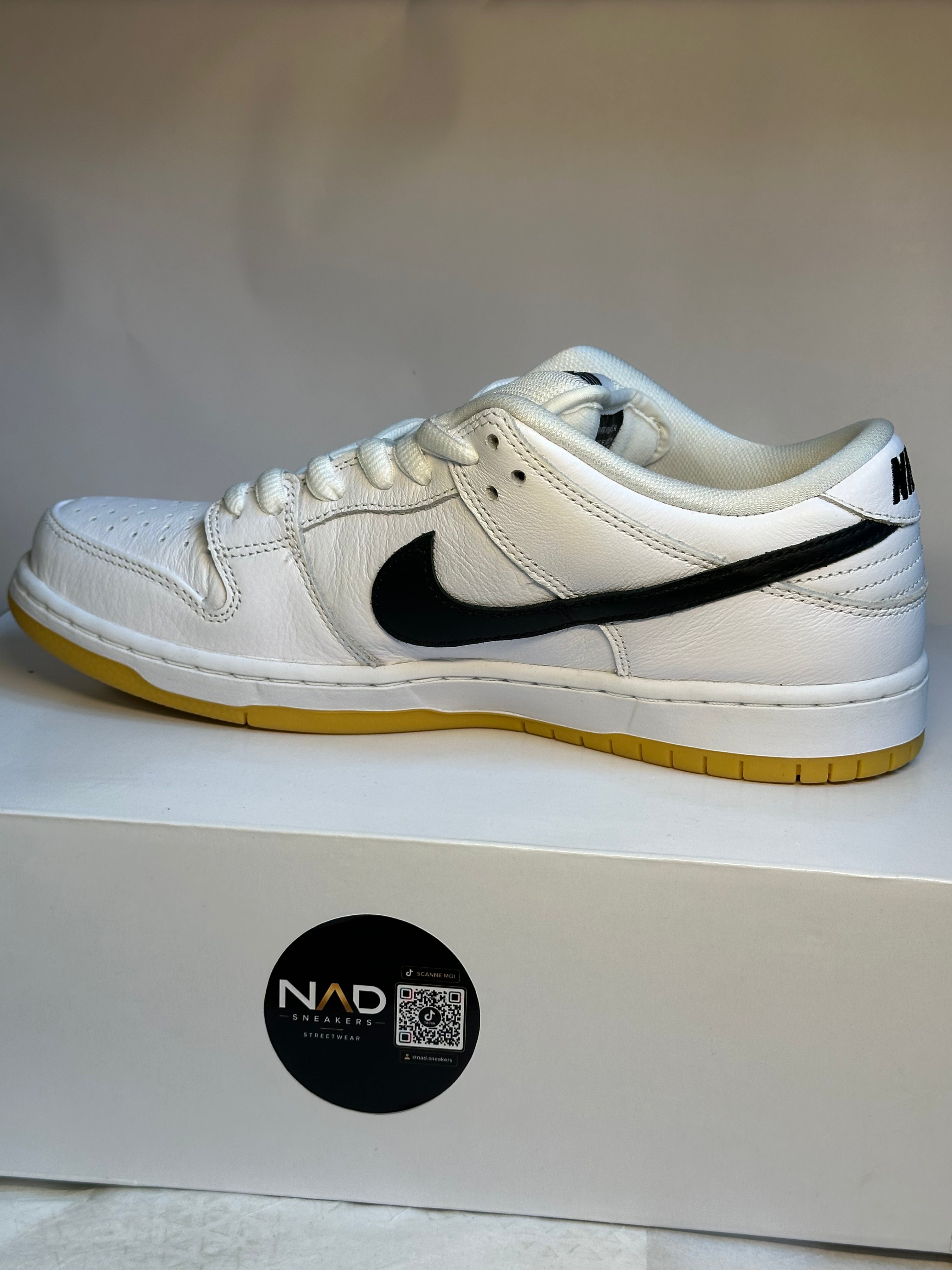 Nike SB Dunk Low White Gum - vue 4
