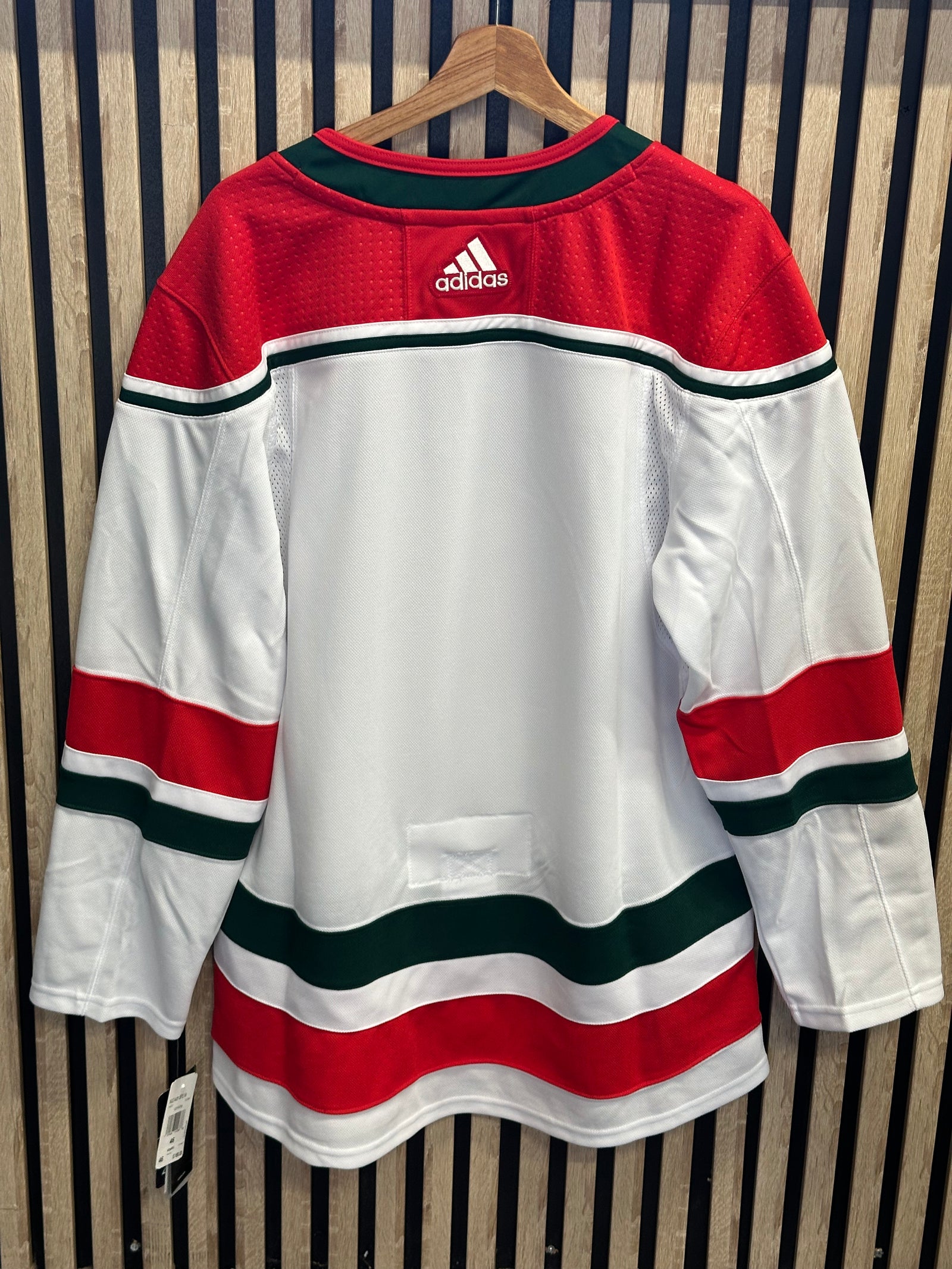 Adidas New Jersey Devils blanc, rouge et vert - vue arrière