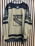 Adidas New York Rangers kaki et noir - vue avant