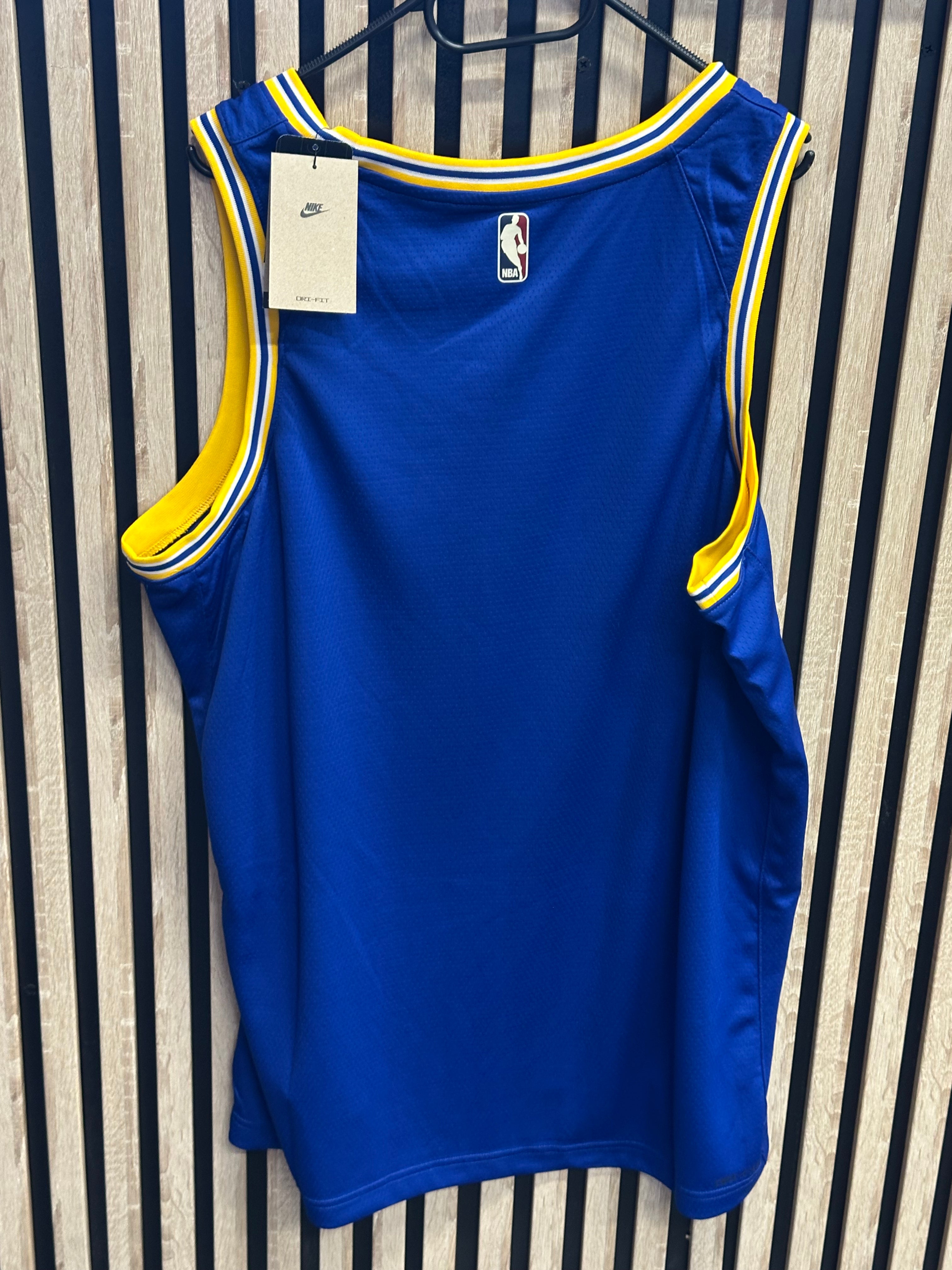 Nike Golden State Warriors bleu et jaune - L - vue arrière