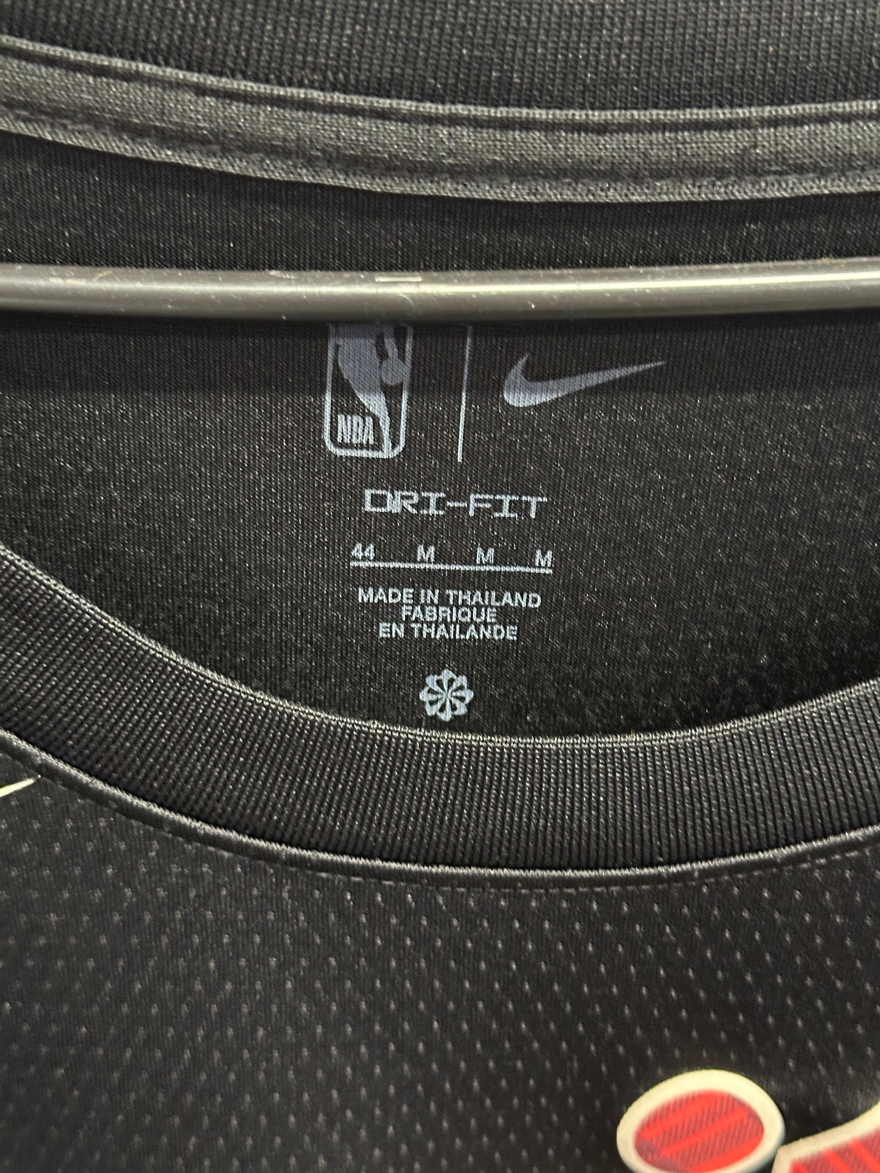 Nike Portland Trail Blazers Ripcity noir et rouge - étiquette de taille