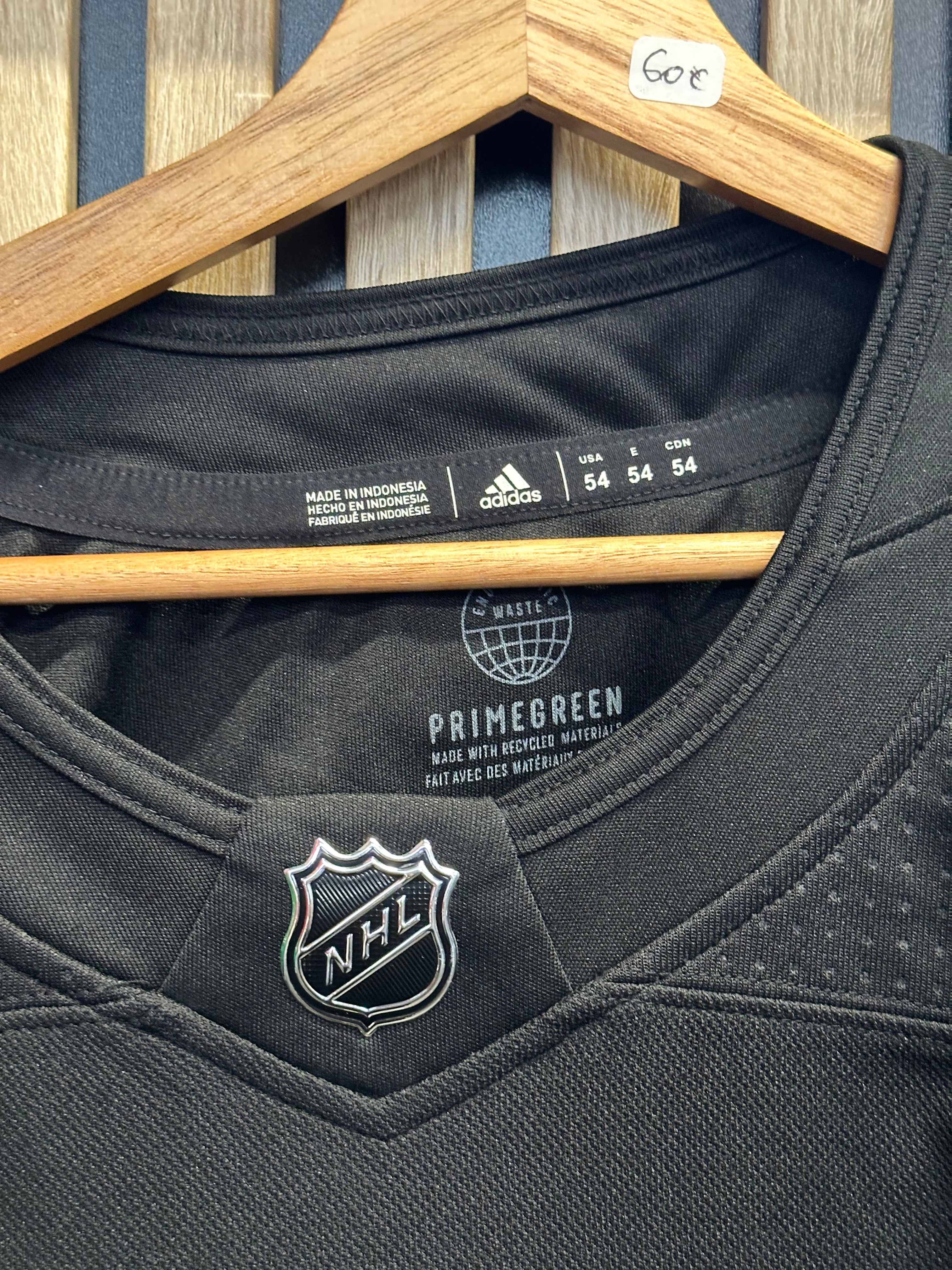 Adidas Boston Bruins centenaire noir et doré - étiquette de taille
