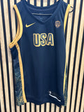 Nike USA Basketball noir et doré - vue avant