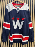 Adidas Washington Capitals bleu marine, rouge et blanc - vue avant
