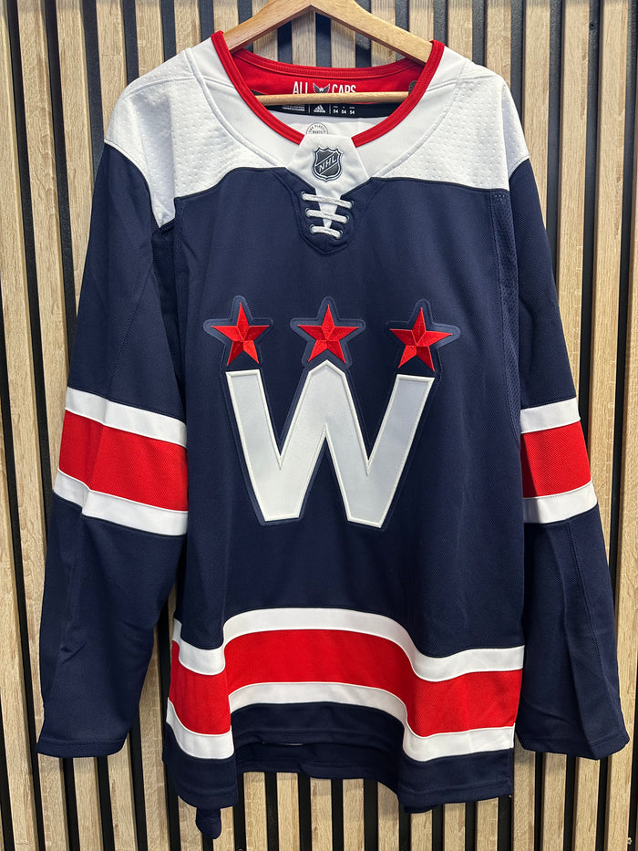Adidas Washington Capitals bleu marine, rouge et blanc - vue avant
