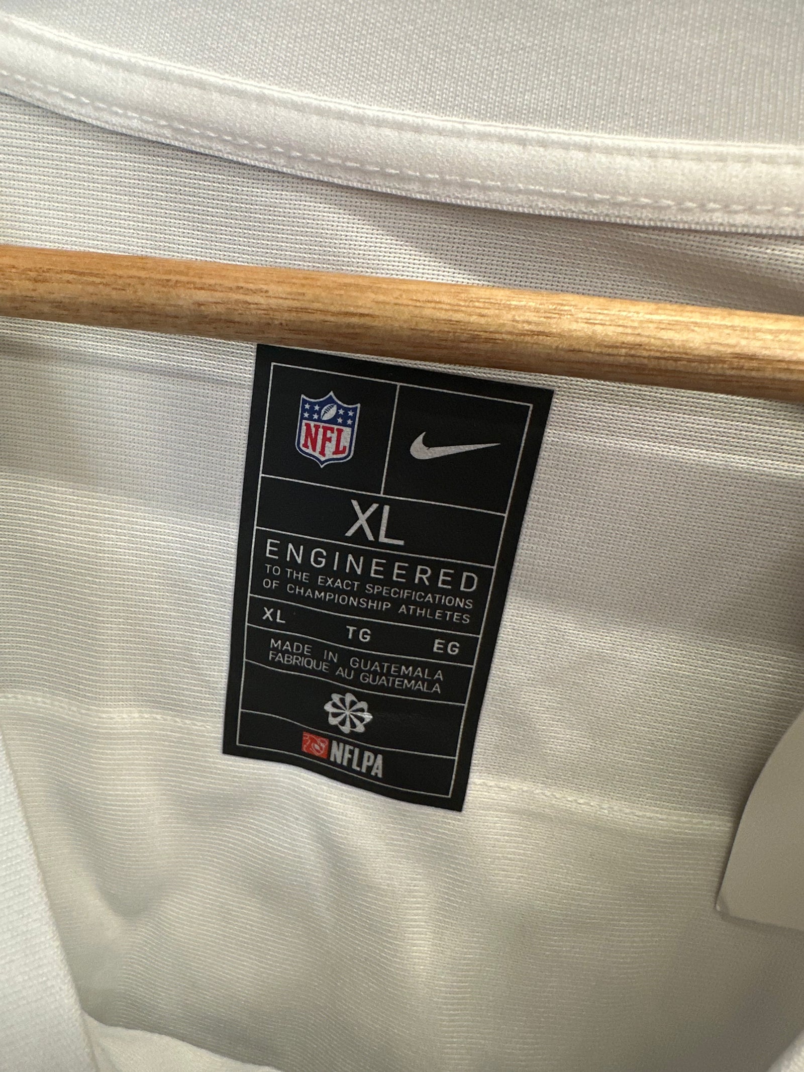 Nike Raiders Bowers n°89 blanc - XL - étiquette de taille