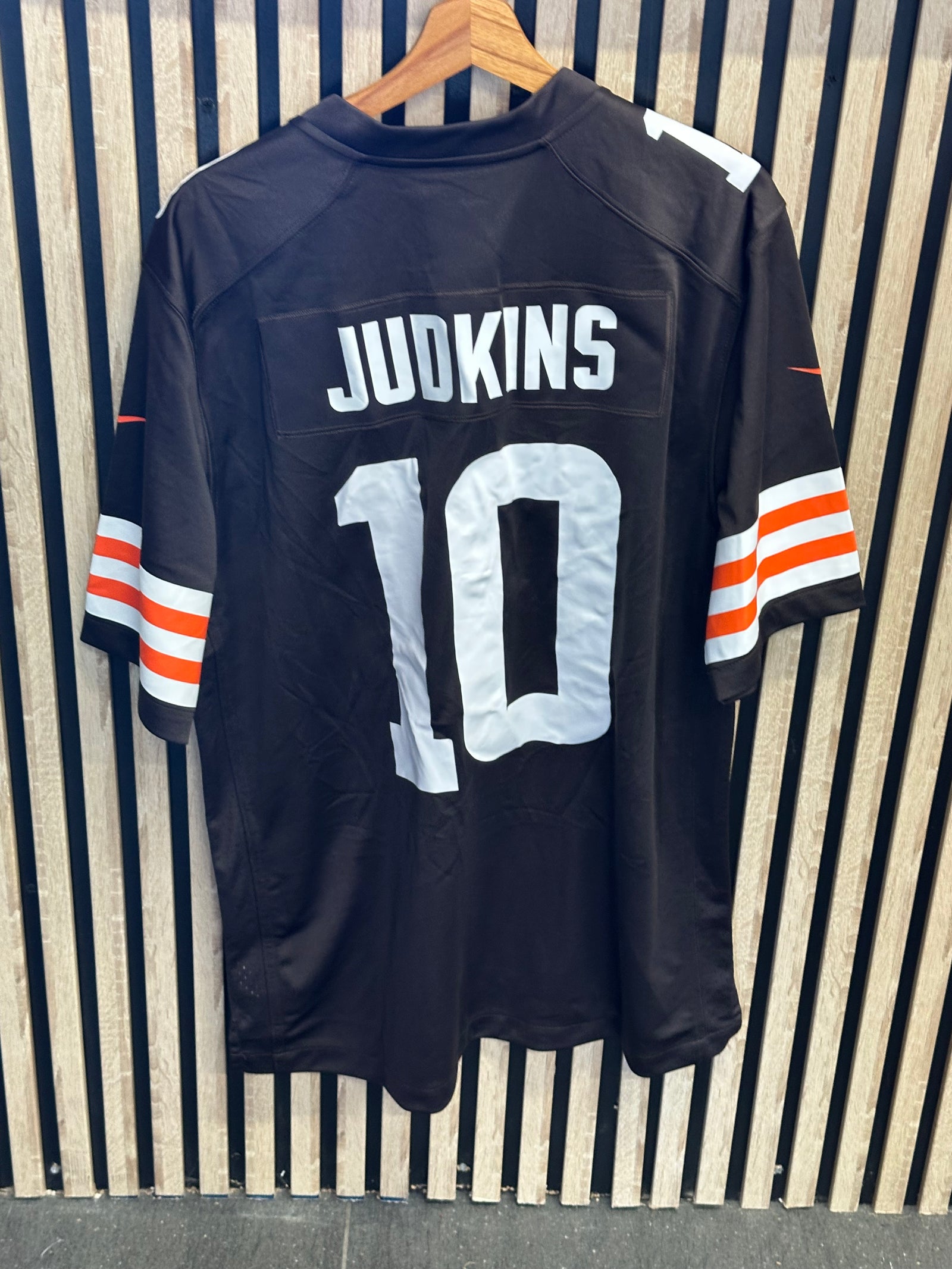 Nike Cleveland Browns Judkins n°10 marron foncé - L - vue arrière