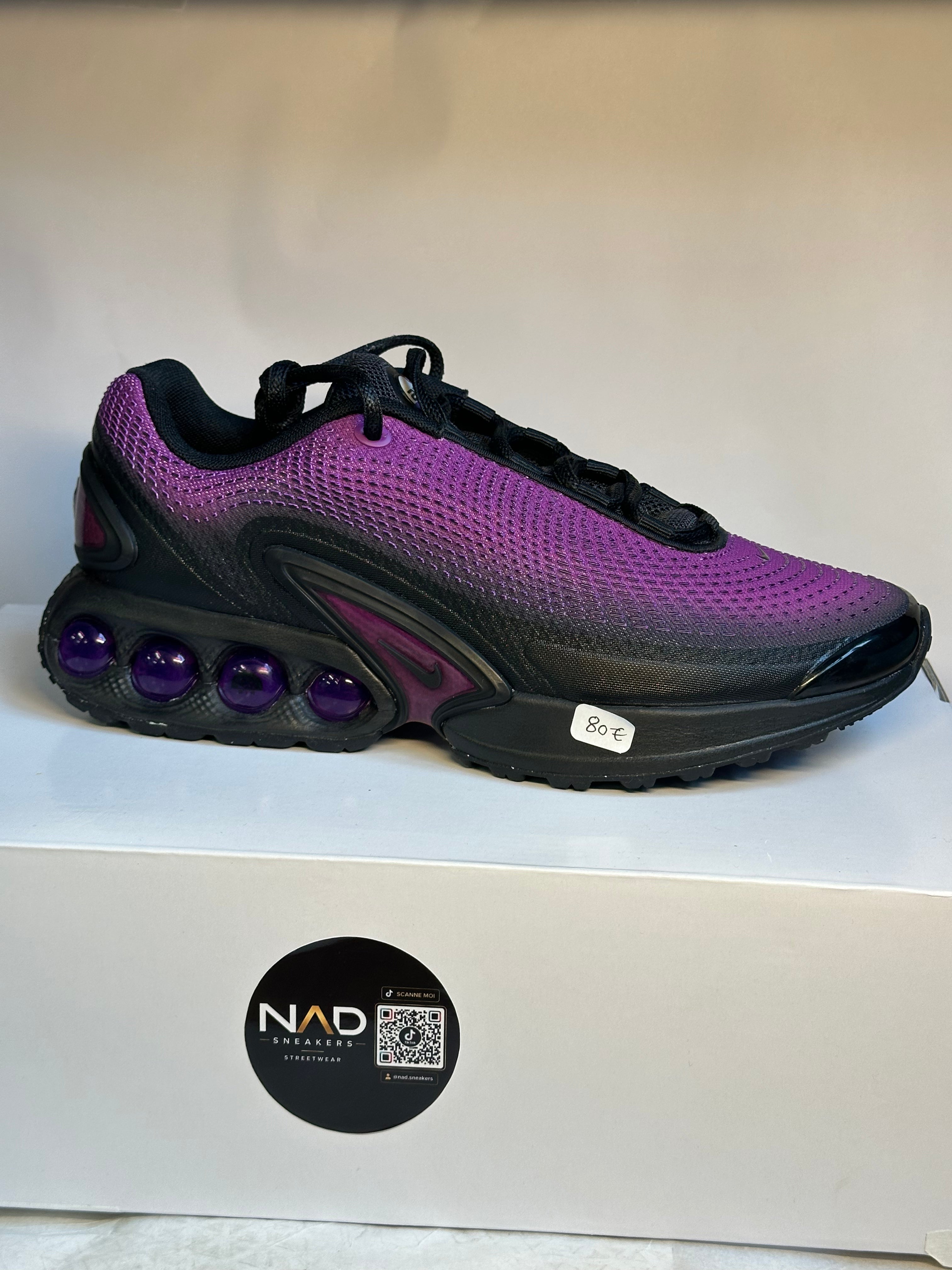 Nike Air Max Dn Purple - profil pointant vers la droite