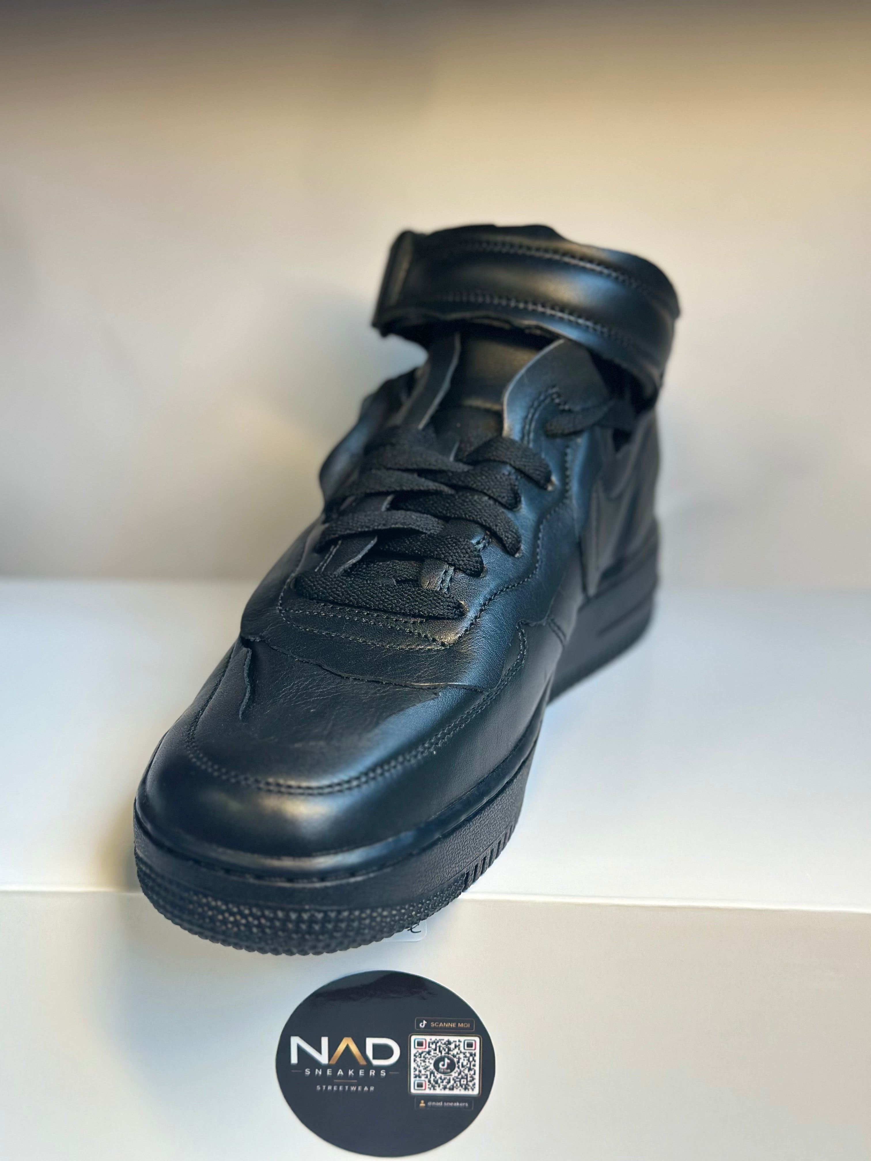 Nike Air Force 1 High Comme des Garçons noire - vue 3