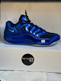 Nike KD 18 International Blue - profil pointant vers la droite