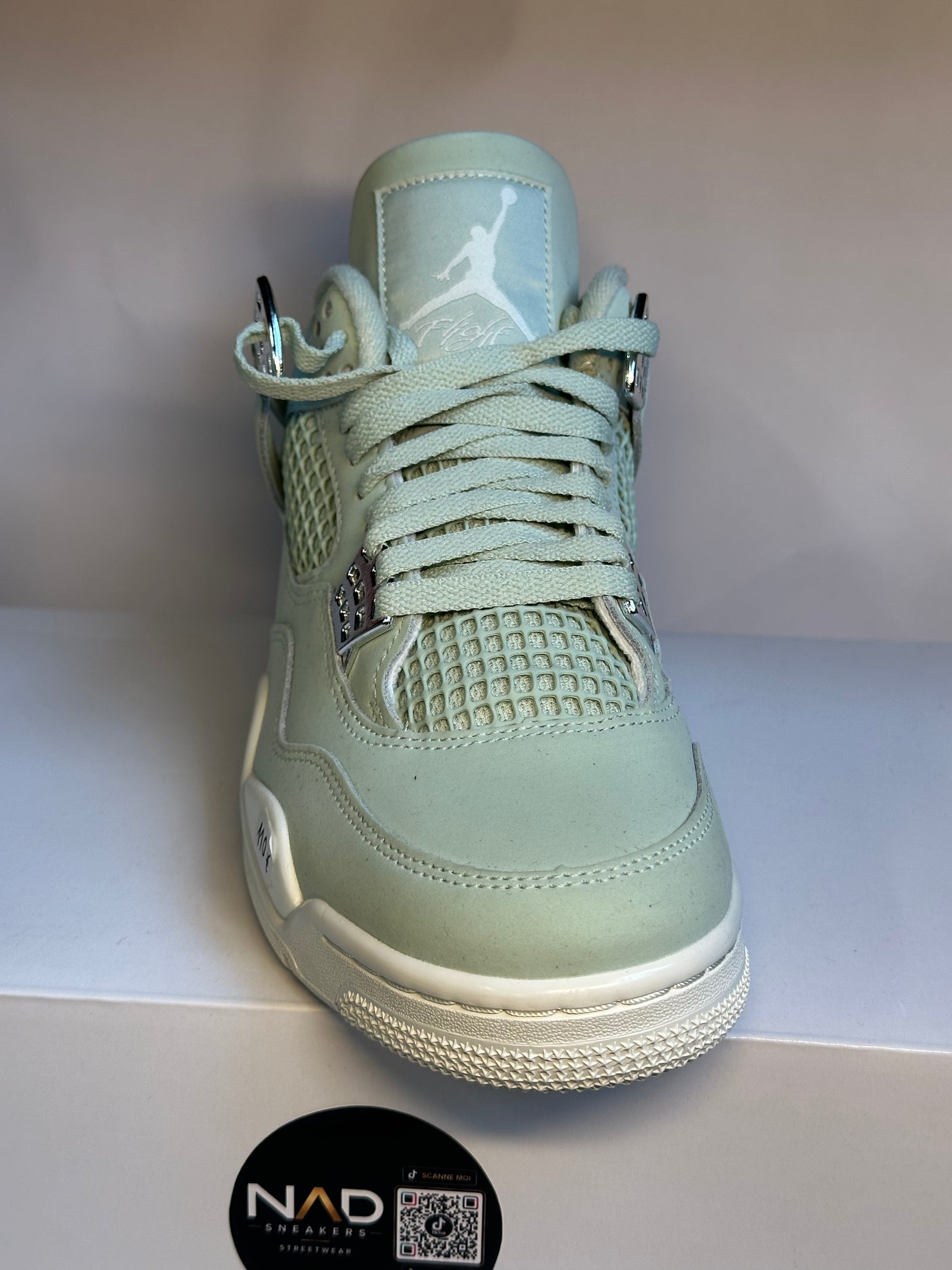 Air Jordan 4 Seafoam Sail - vue 5