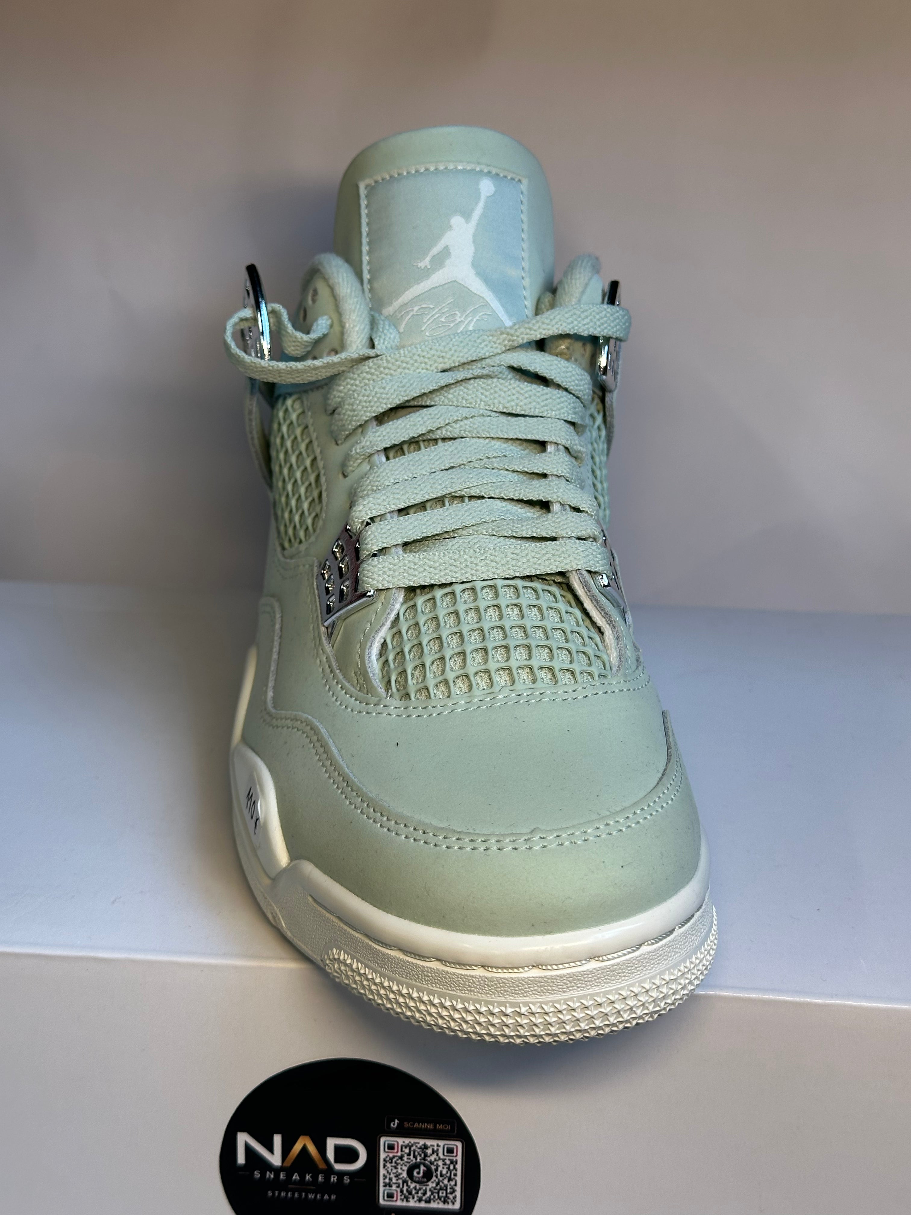 Air Jordan 4 Seafoam Sail - vue 5