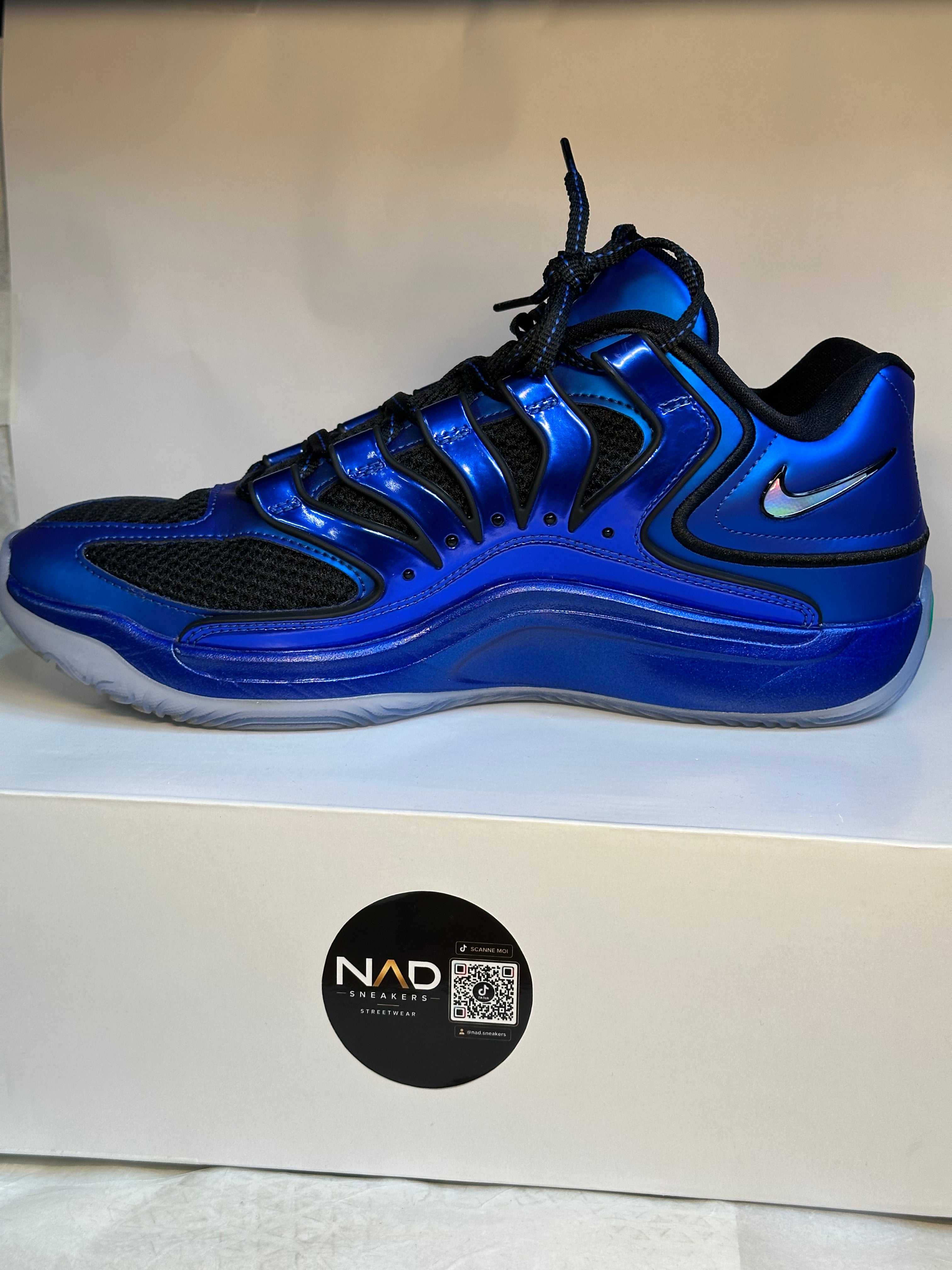 Nike KD 18 International Blue - vue 3