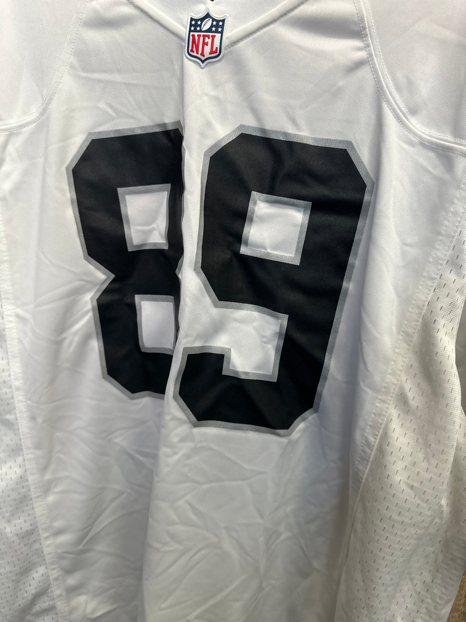 Nike Raiders Bowers n°89 blanc - XL - détail avant