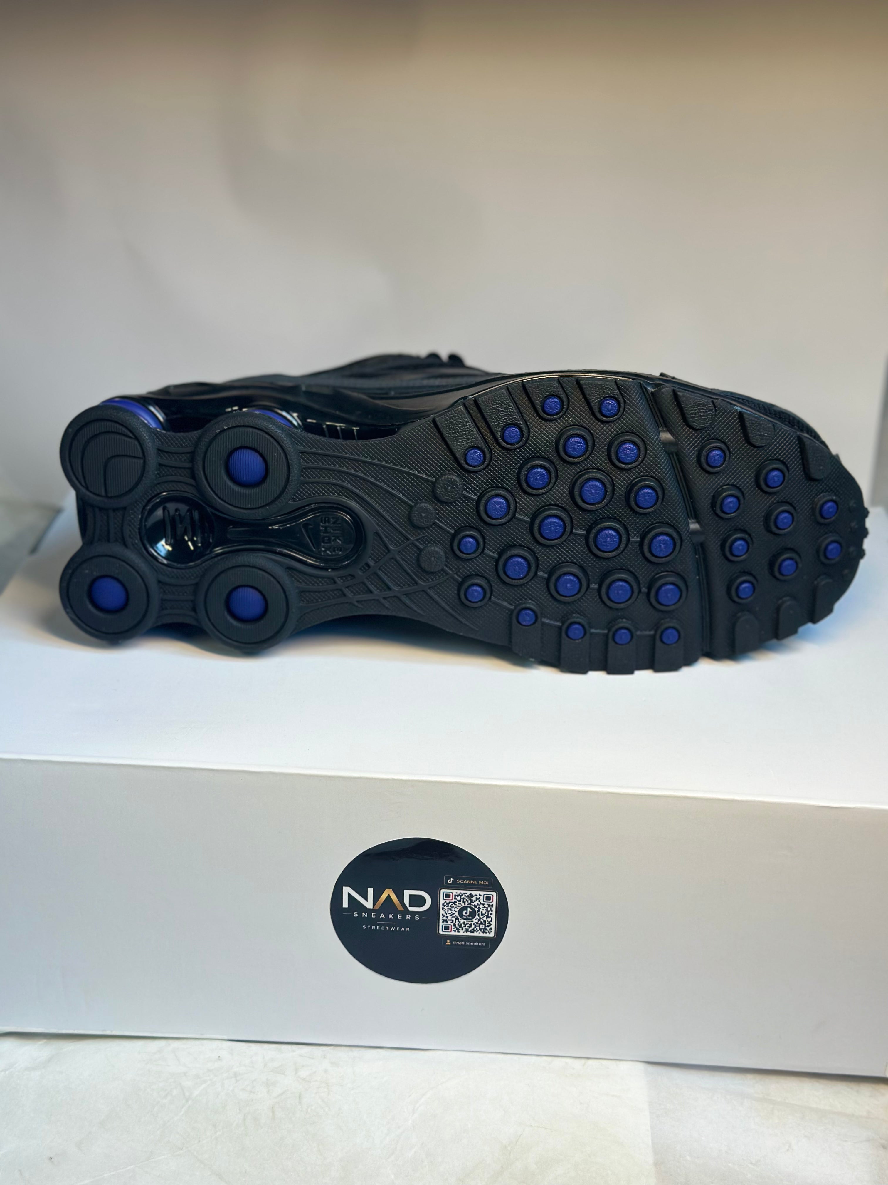 Nike Shox Ride 2 noire et bleue - vue 2