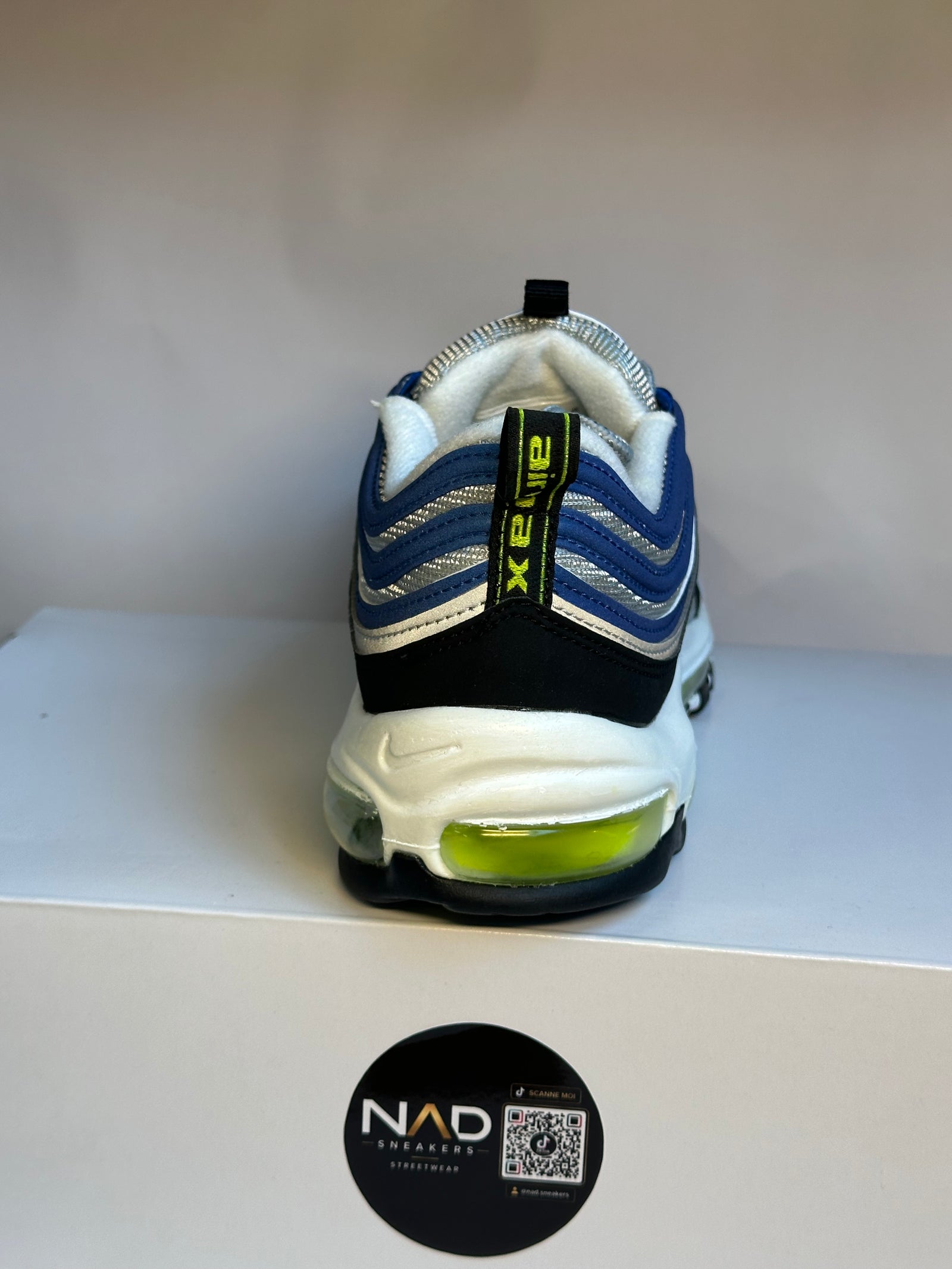 Nike Air Max 97 OG Atlantic Blue / Voltage Yellow - vue 3