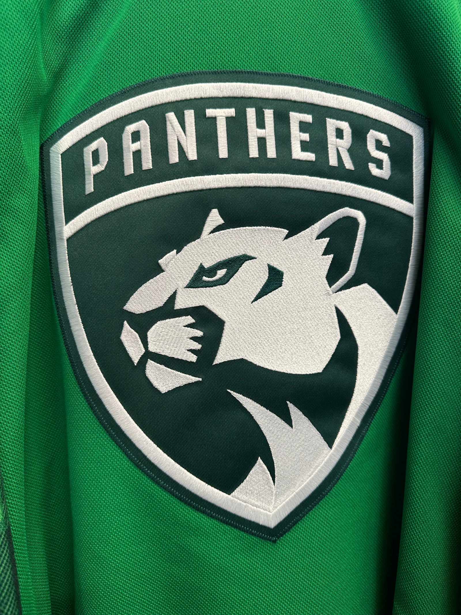 Adidas Florida Panthers vert à détails tartan - détail