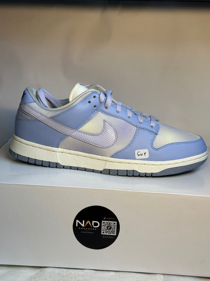 Nike Dunk Low Blue Airbrush - profil pointant vers la droite