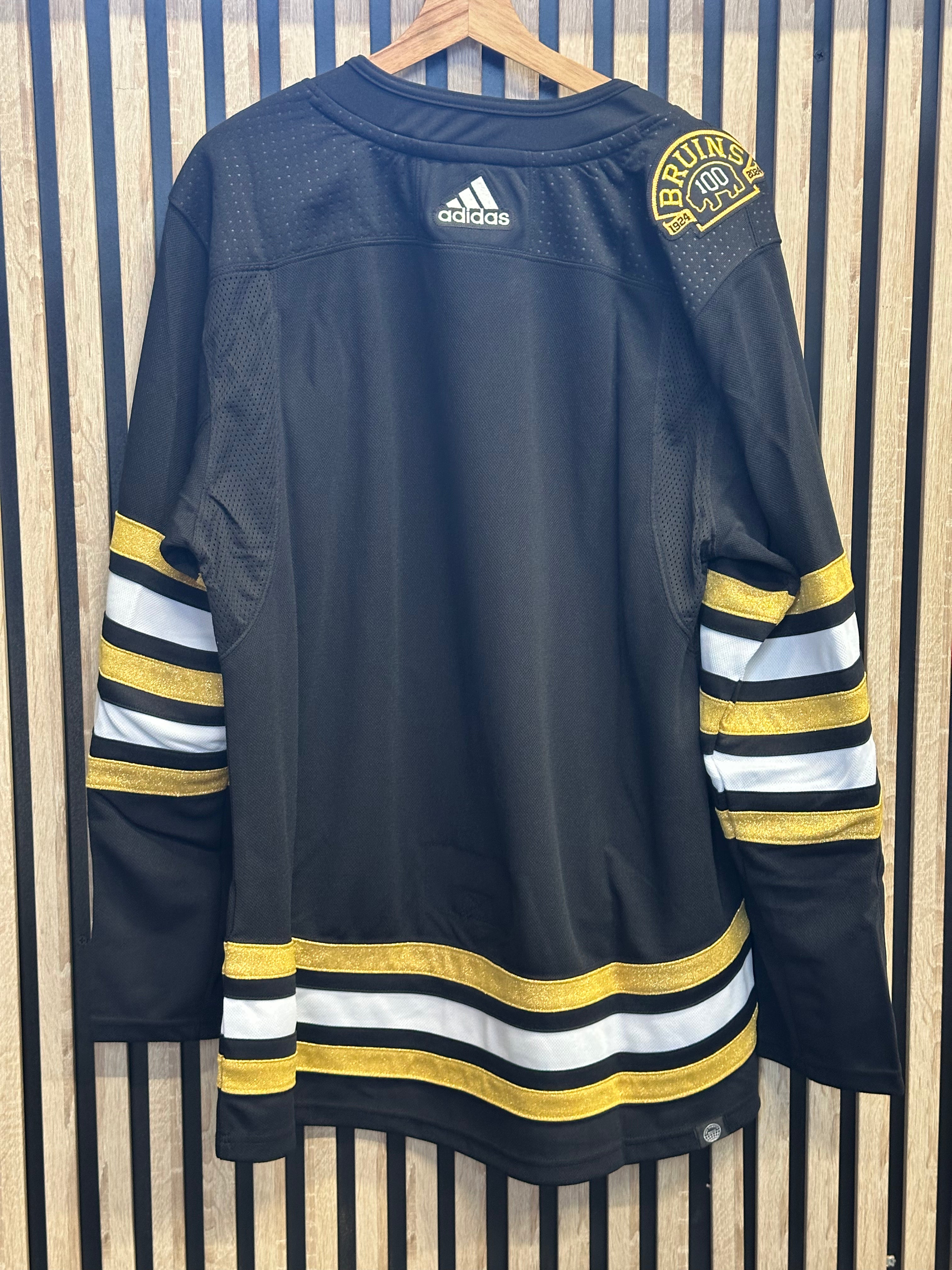 Adidas Boston Bruins centenaire noir et doré - vue arrière