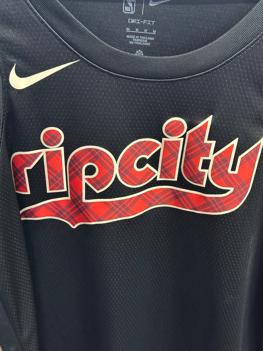 Nike Portland Trail Blazers Ripcity noir et rouge 4