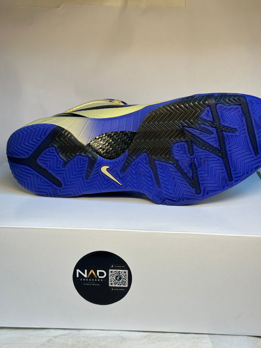 Nike Kobe 4 Protro jaune et bleue 4