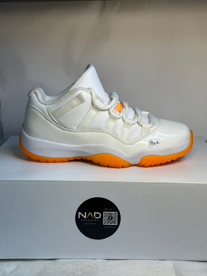 Air Jordan 11 Retro Low Bright Citrus - profil vers la droite