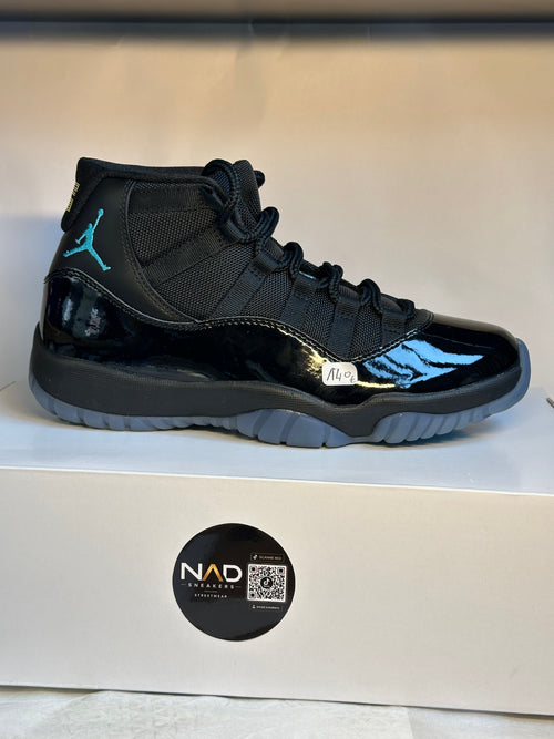 Air Jordan 11 Retro Gamma Blue - profil pointant vers la droite