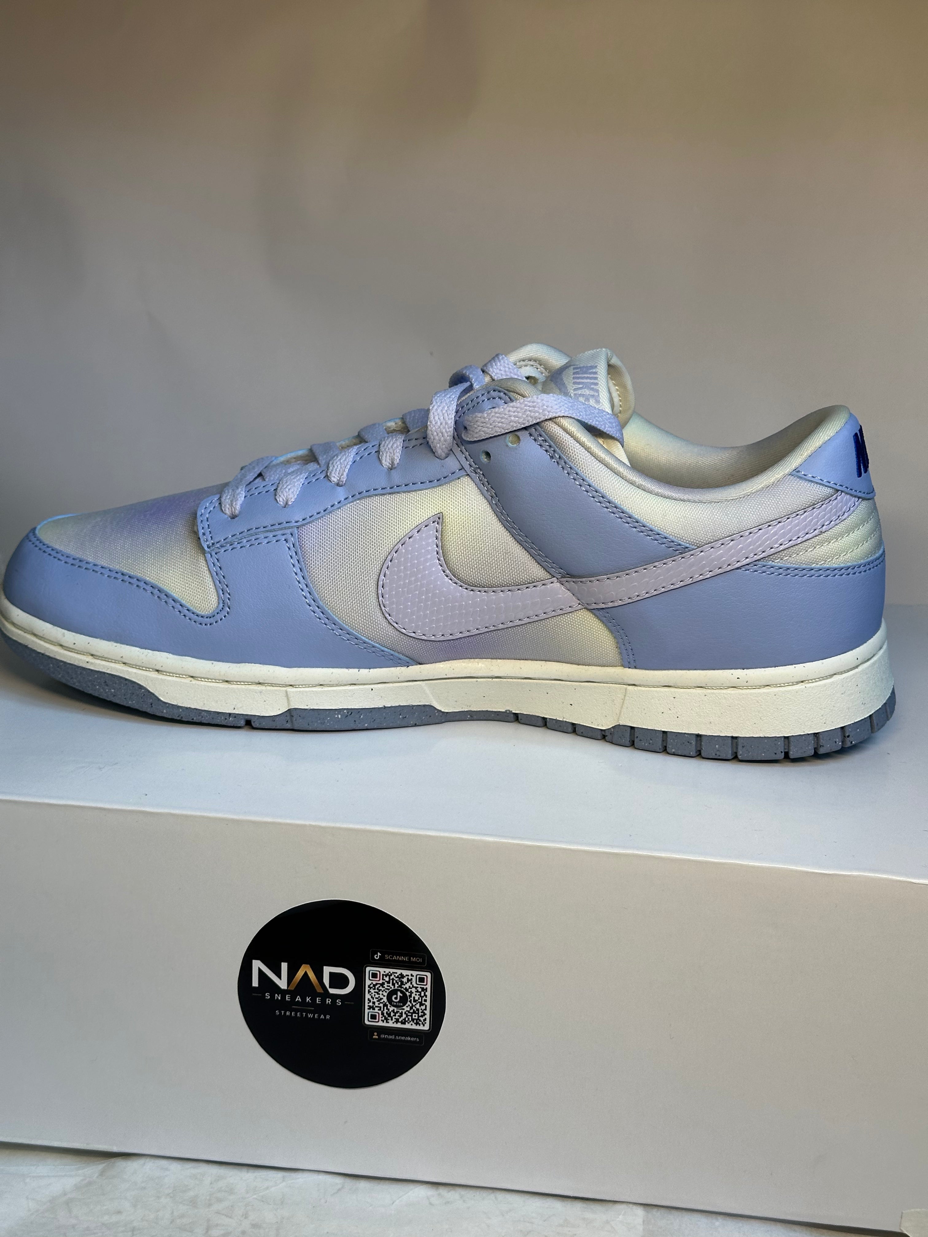 Nike Dunk Low Blue Airbrush - vue 4