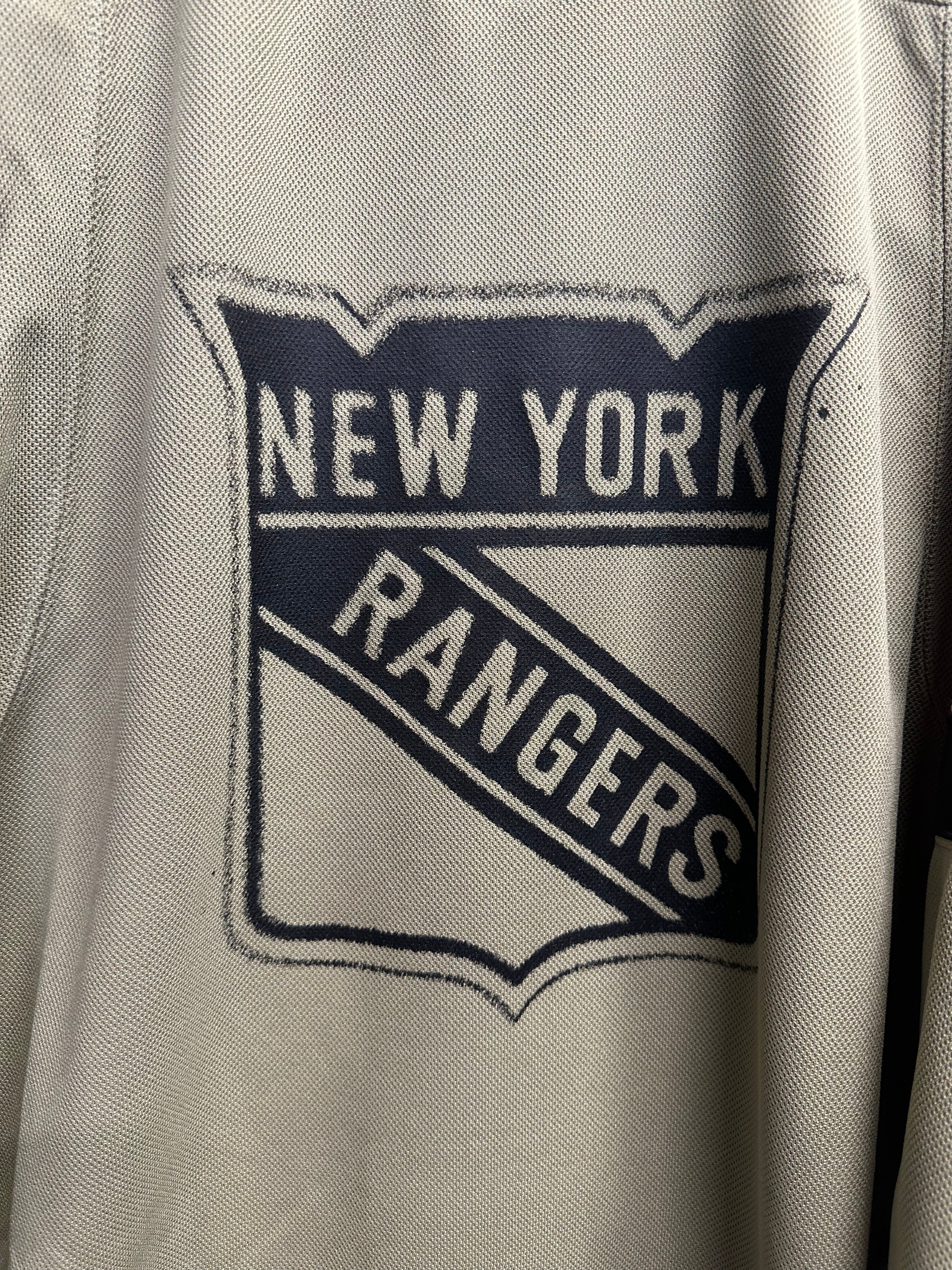 Adidas New York Rangers kaki et noir - détail