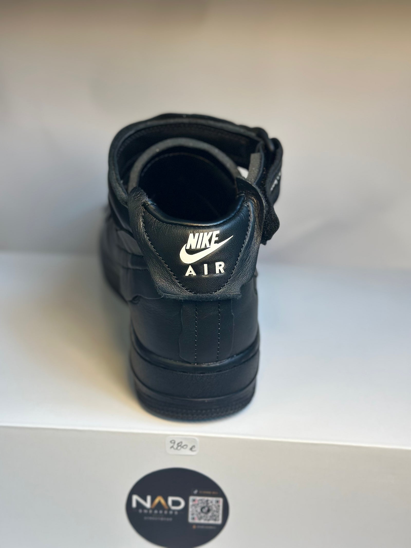 Nike Air Force 1 High Comme des Garçons noire - vue 5