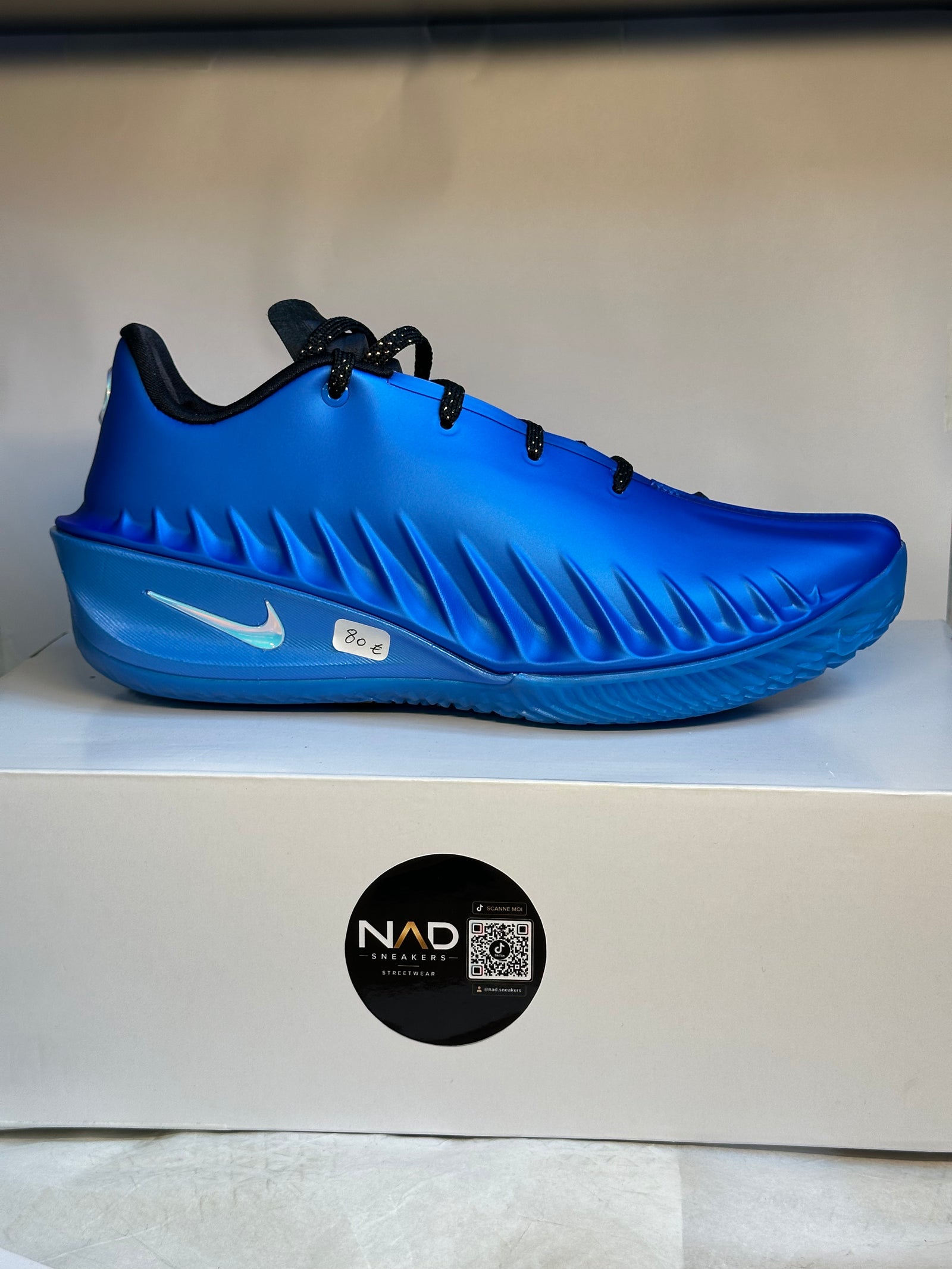 Nike G.T. Cut 4 Blue - profil pointant vers la droite