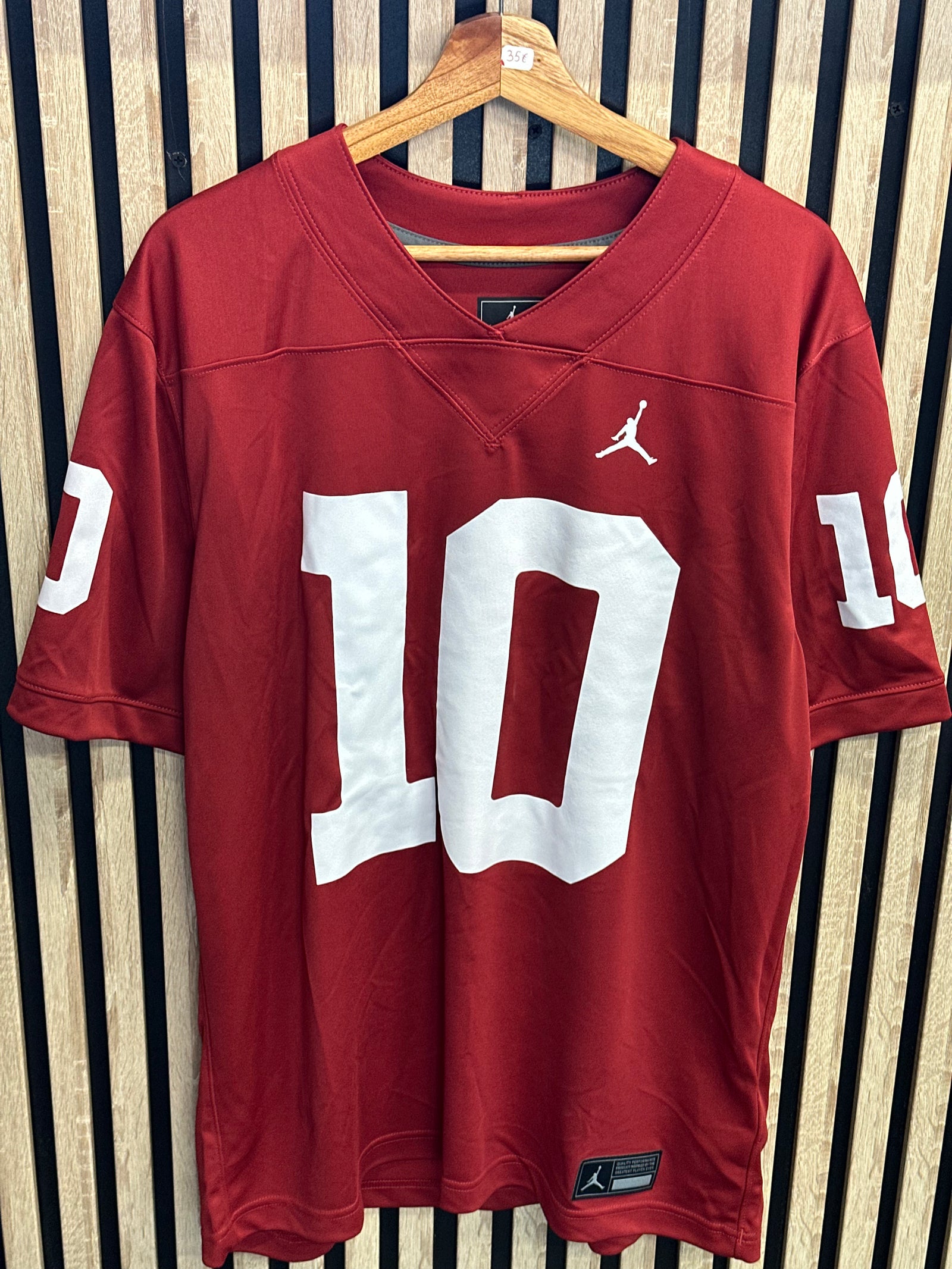 Jordan jersey Mateer n°10 rouge - L - vue avant