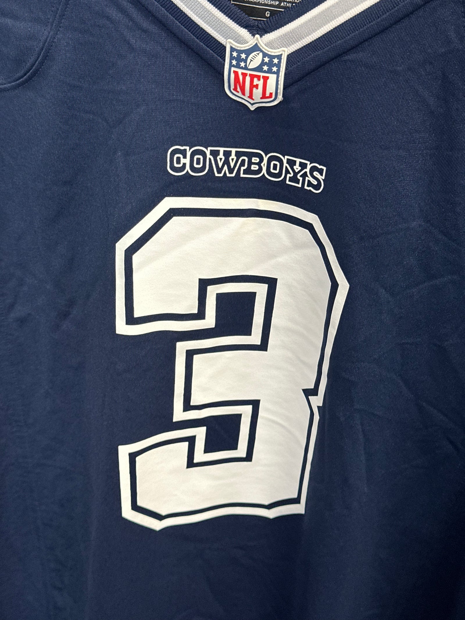 Nike Dallas Cowboys Pickens n°3 bleu marine - L - détail avant